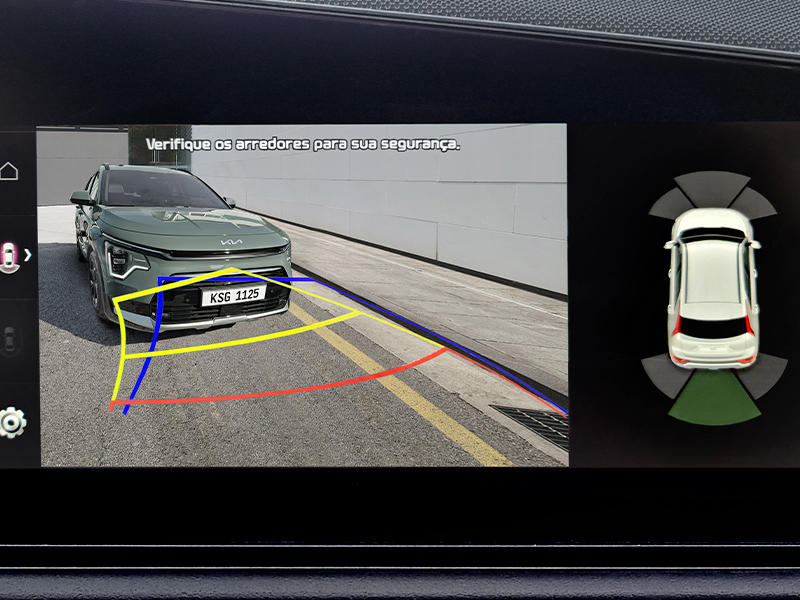 Câmera de Ré e monitor traseiro