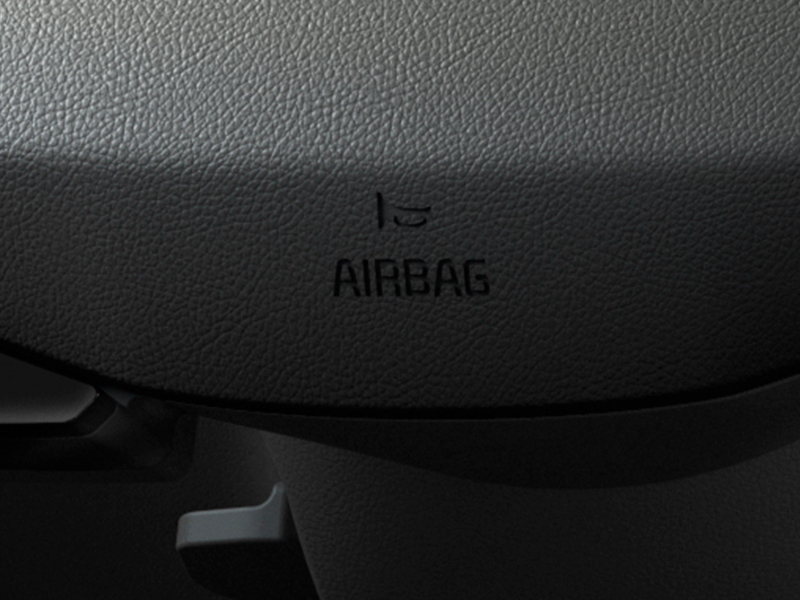 Airbags frontais, laterais e de cortina